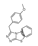 cas no 93073-22-4 is 3-[(4-methoxyphenyl)methyl]-6-phenyl-[1,2,4]triazolo[3,4-b][1,3,4]thiadiazole