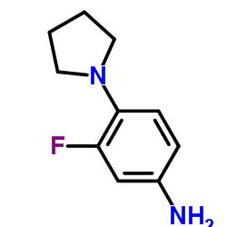 cas no 93246-54-9 is 3-Fluoro-4-(1-pyrrolidinyl)aniline