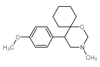 cas no 93413-70-8 is 5-(4-methoxyphenyl)-3-methyl-1-oxa-3-azaspiro[5.5]undecane