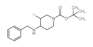 cas no 934536-09-1 is tert-Butyl 4-(benzylamino)-3-fluoropiperidine-1-carboxylate
