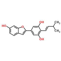 cas no 936006-11-0 is 5-(6-Hydroxybenzofuran-2-yl)-2-(3-methylbut-1-enyl)benzene-1,3-diol