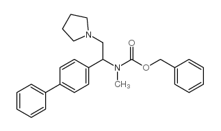 cas no 936498-13-4 is benzyl N-methyl-N-[1-(4-phenylphenyl)-2-pyrrolidin-1-ylethyl]carbamate