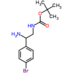 cas no 939760-50-6 is tert-butyl N-[2-amino-2-(4-bromophenyl)ethyl]carbamate