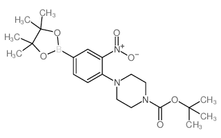 cas no 940284-94-6 is TERT-BUTYL 4-(2-NITRO-4-(4,4,5,5-TETRAMETHYL-1,3,2-DIOXABOROLAN-2-YL)PHENYL)PIPERAZINE-1-CARBOXYLATE