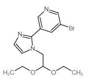cas no 941294-55-9 is 3-Bromo-5-(1-(2,2-diethoxyethyl)-1H-imidazol-2-yl)pyridine