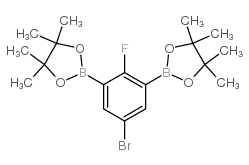 cas no 942069-49-0 is 2,2'-(5-Bromo-2-fluoro-1,3-phenylene)bis(4,4,5,5-tetramethyl-1,3,2-dioxaborolane)