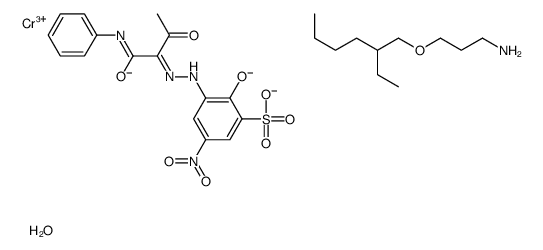 cas no 94276-33-2 is chromium(3+),3-(2-ethylhexoxy)propan-1-amine,hydron,(2Z)-2-[(5-nitro-2-oxido-3-sulfonatophenyl)hydrazinylidene]-3-oxo-N-phenylbutanimidate,hydroxide