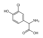 cas no 943-31-7 is AMINO-(3-CHLORO-4-HYDROXY-PHENYL)-ACETIC ACID