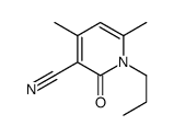 cas no 94341-89-6 is 4,6-DIMETHYL-2-OXO-1-PROPYL-1,2-DIHYDROPYRIDINE-3-CARBONITRILE