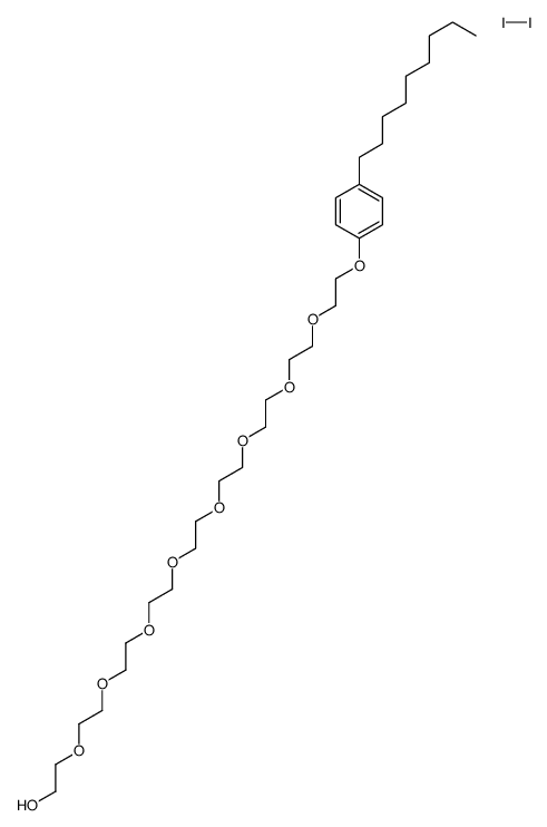 cas no 94349-40-3 is 26-(p-nonylphenoxy)-3,6,9,12,15,18,21,24-octaoxahexacosan-1-ol, compound with iodine