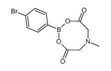 cas no 943552-04-3 is 2-(4-bromophenyl)-6-methyl-1,3,6,2-dioxazaborocane-4,8-dione