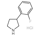 cas no 943843-62-7 is 3-(2-Fluorophenyl)pyrrolidine hydrochloride