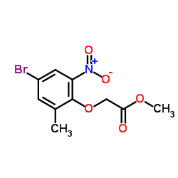 cas no 943994-74-9 is Methyl (4-bromo-2-methyl-6-nitrophenoxy)acetate