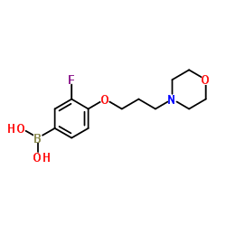 cas no 944279-32-7 is Boronic acid, B-?[3-?fluoro-?4-?[3-?(4-?morpholinyl)?propoxy]?phenyl]?-