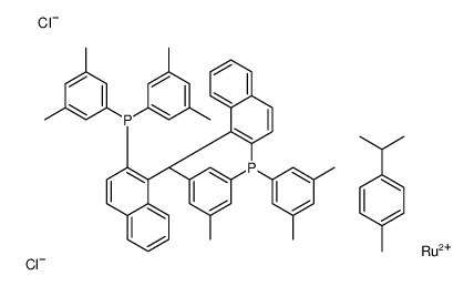 cas no 944451-24-5 is [1-[2-bis(3,5-dimethylphenyl)phosphanylnaphthalen-1-yl]naphthalen-2-yl]-bis(3,5-dimethylphenyl)phosphane,dichlororuthenium,1-methyl-4-propan-2-ylbenzene