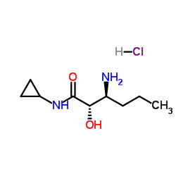 cas no 944716-73-8 is (2S,3S)-3-Amino-N-cyclopropyl-2-hydroxyhexanamide hydrochloride