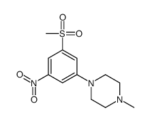 cas no 945397-14-8 is 1-METHYL-4-(3-(METHYLSULFONYL)-5-NITROPHENYL)PIPERAZINE