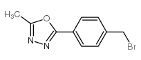 cas no 946409-17-2 is 2-[4-(bromomethyl)phenyl]-5-methyl-1,3,4-oxadiazole