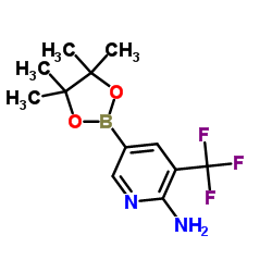 cas no 947249-01-6 is 5-(4,4,5,5-tetramethyl-1,3,2-dioxaborolan-2-yl)-3-(trifluoromethyl)pyridin-2-amine