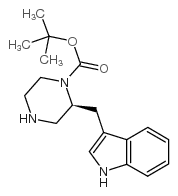 cas no 947685-14-5 is (S)-3-(1-Boc-2-piperazinylmethyl)indole