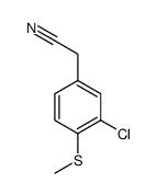 cas no 947701-13-5 is 2-(3-Chloro-4-(methylthio)phenyl)acetonitrile