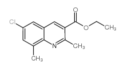 cas no 948289-32-5 is ethyl 6-chloro-2,8-dimethylquinoline-3-carboxylate