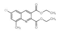 cas no 948289-50-7 is diethyl 6-chloro-8-methylquinoline-2,3-dicarboxylate
