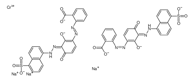 cas no 94933-05-8 is Chromate(3-), bis2-2-(hydroxy-.kappa.O)-4-hydroxy-3-(5-sulfo-1-naphthalenyl)azo-.kappa.N1phenylazobenzoato(3-)-.kappa.O-, trisodium