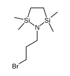 cas no 95091-93-3 is 1-(3-BROMOPROPYL)-2,2,5,5-TETRAMETHYL-1-AZA-2,5-DISILACYCLOPENTANE