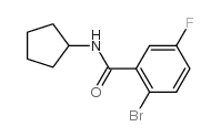 cas no 951884-13-2 is 2-Bromo-N-cyclopentyl-5-fluorobenzamide