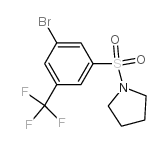 cas no 951884-59-6 is 1-((3-Bromo-5-(trifluoromethyl)phenyl)sulfonyl)pyrrolidine