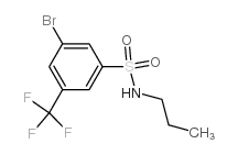 cas no 951884-67-6 is 3-Bromo-N-propyl-5-(trifluoromethyl)benzenesulfonamide