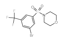 cas no 951884-77-8 is 4-((3-Bromo-5-(trifluoromethyl)phenyl)sulfonyl)morpholine
