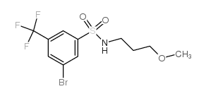 cas no 951884-81-4 is 3-Bromo-N-(3-methoxypropyl)-5-(trifluoromethyl)benzenesulfonamide