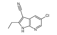 cas no 954112-85-7 is 5-Chloro-2-ethyl-1H-pyrrolo[2,3-b]pyridine-3-carbonitrile
