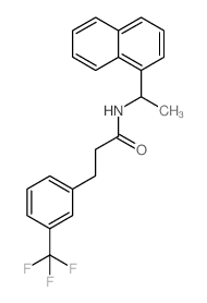 cas no 955371-05-8 is N-(1-(NAPHTHALEN-1-YL)ETHYL)-3-(3-(TRIFLUOROMETHYL)PHENYL)PROPANAMIDE