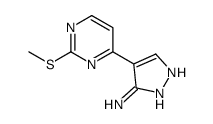 cas no 956722-10-4 is 4-(2-methylsulfanylpyrimidin-4-yl)-1H-pyrazol-5-amine