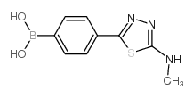 cas no 957034-49-0 is (4-(5-(methylamino)-1,3,4-thiadiazol-2-yl)phenyl)boronic acid