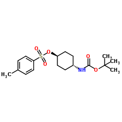 cas no 957035-42-6 is (1R,4R)-4-((TERT-BUTOXYCARBONYL)AMINO)CYCLOHEXYL 4-METHYLBENZENESULFONATE