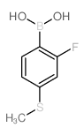 cas no 957060-84-3 is (2-Fluoro-4-(methylthio)phenyl)boronic acid