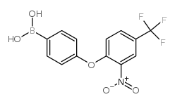 cas no 957062-58-7 is (4-(2-NITRO-4-(TRIFLUOROMETHYL)PHENOXY)PHENYL)BORONIC ACID