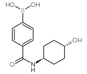 cas no 957062-70-3 is (4-(((1R,4R)-4-HYDROXYCYCLOHEXYL)CARBAMOYL)PHENYL)BORONIC ACID