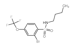 cas no 957062-76-9 is 2-Bromo-N-butyl-4-(trifluoromethoxy)benzenesulfonamide