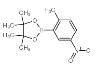cas no 957062-84-9 is 4,4,5,5-tetramethyl-2-(2-methyl-5-nitrophenyl)-1,3,2-dioxaborolane