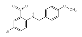 cas no 957062-86-1 is 4-bromo-N-[(4-methoxyphenyl)methyl]-2-nitroaniline