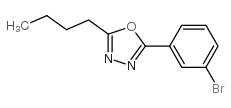 cas no 957065-94-0 is 2-(3-Bromophenyl)-5-butyl-1,3,4-oxadiazole