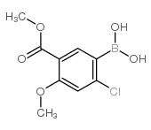 cas no 957066-07-8 is (2-Chloro-4-methoxy-5-(methoxycarbonyl)phenyl)boronic acid