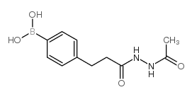 cas no 957066-08-9 is (4-(3-(2-Acetylhydrazinyl)-3-oxopropyl)phenyl)boronic acid