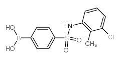 cas no 957066-10-3 is (4-(N-(3-CHLORO-2-METHYLPHENYL)SULFAMOYL)PHENYL)BORONIC ACID