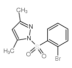 cas no 957120-77-3 is 1-((2-BROMOPHENYL)SULFONYL)-3,5-DIMETHYL-1H-PYRAZOLE